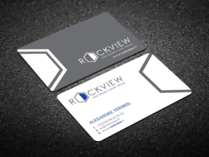 Business Card Design by Verified artistry (Design garden) for ROCKVIEW | Design: #12494628