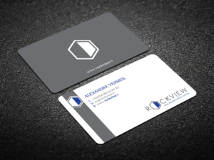 Business Card Design by Verified artistry (Design garden) for ROCKVIEW | Design: #12494633