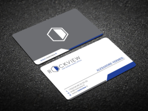 Business Card Design by Verified artistry (Design garden) for ROCKVIEW | Design: #12494640
