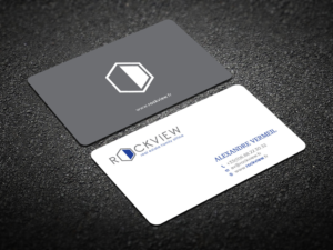 Business Card Design by Verified artistry (Design garden) for ROCKVIEW | Design: #12494646