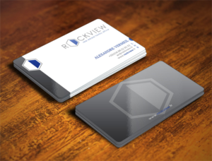 Business Card Design by Verified artistry (Design garden) for ROCKVIEW | Design: #12513046