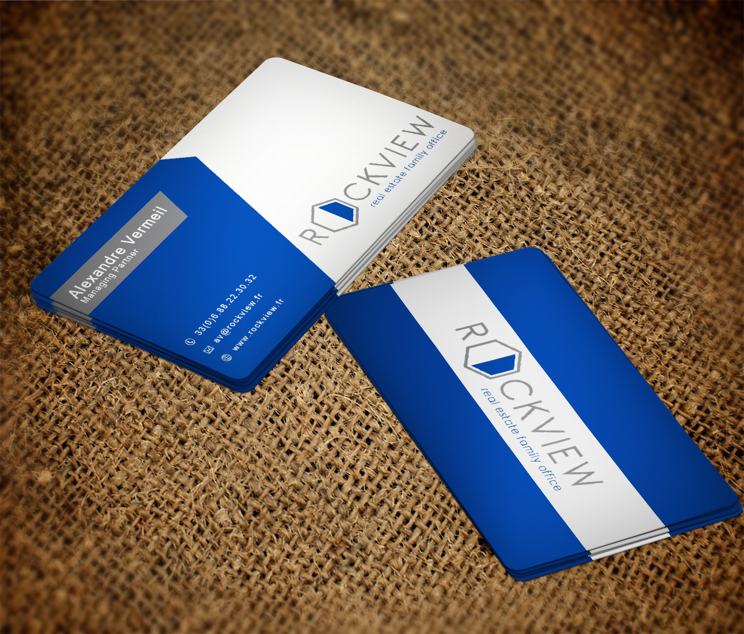 Business Card Design by EWS Webs for ROCKVIEW | Design #12497025