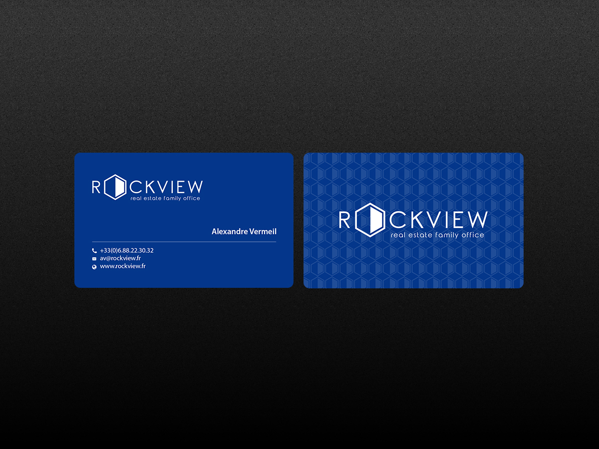 Diseño de Tarjeta de Presentación por Creations Box 2015 para ROCKVIEW | Diseño #12499324