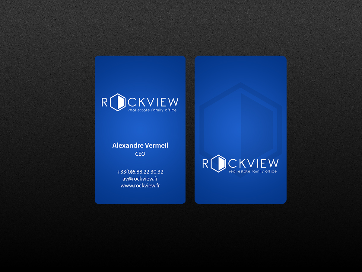 Business Card Design by Creations Box 2015 for ROCKVIEW | Design #12505927