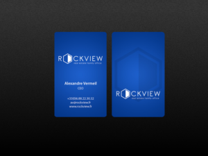Visitenkarten-Design von Creations Box 2015 für ROCKVIEW | Design: #12505927