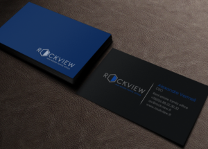 Business Card Design by Brand aid for ROCKVIEW | Design: #12503694