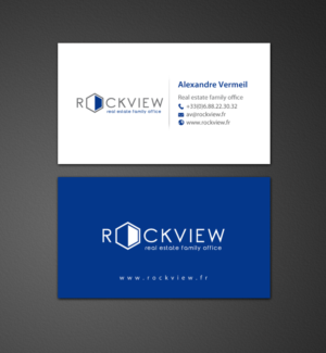 Diseño de Tarjeta de Presentación por chandrayaan.creative para ROCKVIEW | Diseño: #12495604