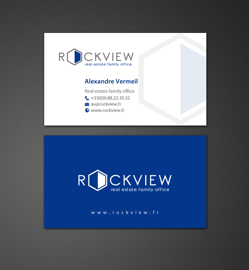 Business Card Design by chandrayaan.creative for ROCKVIEW | Design #12495606