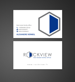 Diseño de Tarjeta de Presentación por chandrayaan.creative para ROCKVIEW | Diseño: #12495610