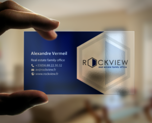 Diseño de Tarjeta de Presentación por chandrayaan.creative para ROCKVIEW | Diseño: #12495614