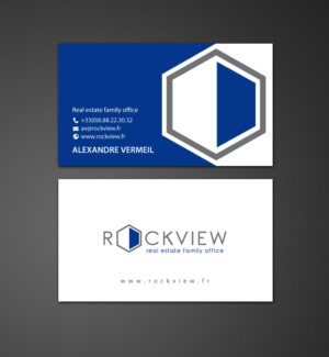 Diseño de Tarjeta de Presentación por chandrayaan.creative para ROCKVIEW | Diseño: #12495615