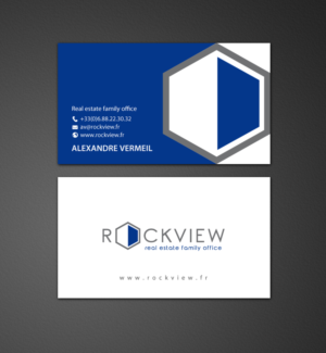 Diseño de Tarjeta de Presentación por chandrayaan.creative para ROCKVIEW | Diseño: #12495617