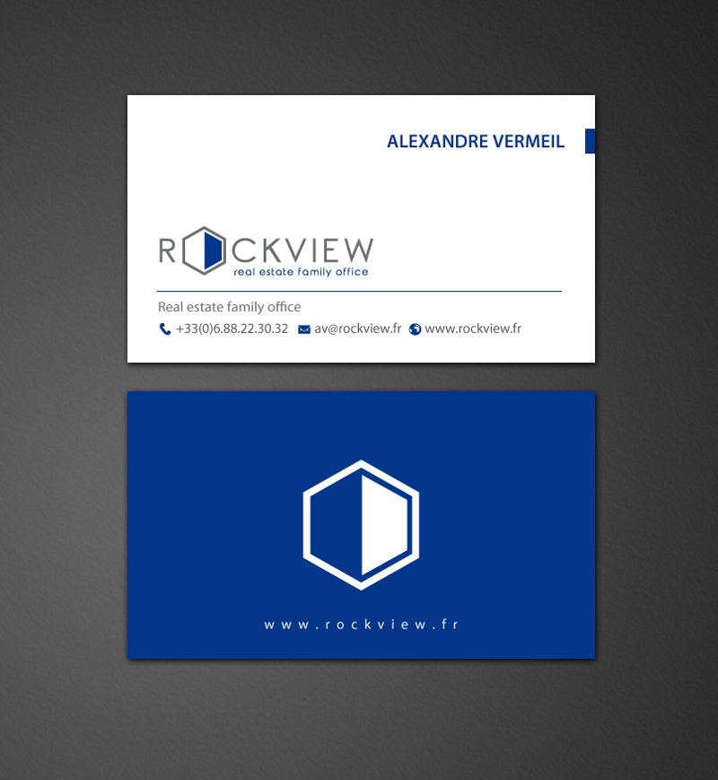 Visitenkarten-Design von chandrayaan.creative für ROCKVIEW | Design #12495622