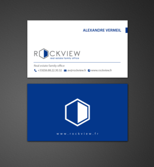 Diseño de Tarjeta de Presentación por chandrayaan.creative para ROCKVIEW | Diseño: #12495622