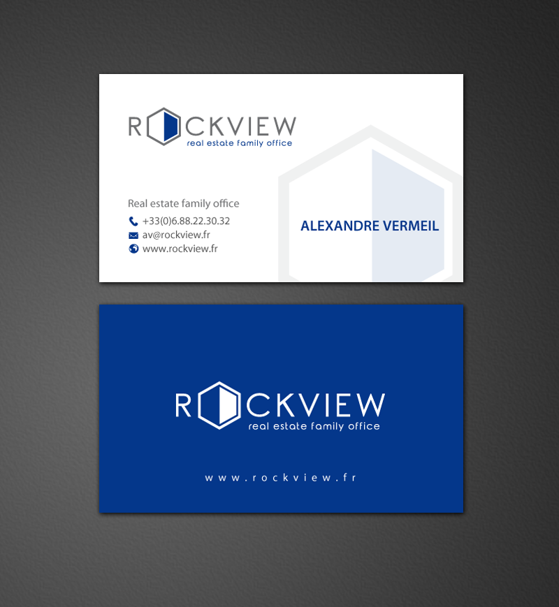 Diseño de Tarjeta de Presentación por chandrayaan.creative para ROCKVIEW | Diseño #12495623