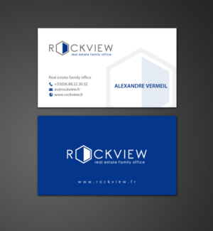 Diseño de Tarjeta de Presentación por chandrayaan.creative para ROCKVIEW | Diseño: #12495623