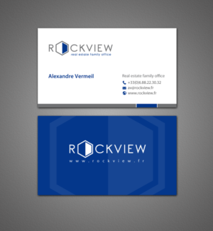 Diseño de Tarjeta de Presentación por chandrayaan.creative para ROCKVIEW | Diseño: #12495625