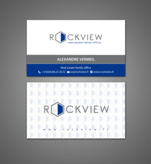 Diseño de Tarjeta de Presentación por chandrayaan.creative para ROCKVIEW | Diseño: #12495627