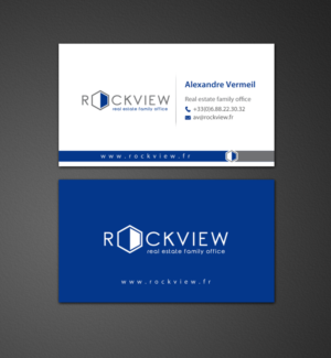 Diseño de Tarjeta de Presentación por chandrayaan.creative para ROCKVIEW | Diseño: #12495629