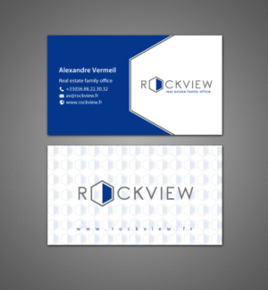 Diseño de Tarjeta de Presentación por chandrayaan.creative para ROCKVIEW | Diseño: #12495630