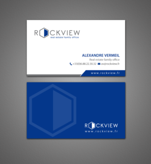 Diseño de Tarjeta de Presentación por chandrayaan.creative para ROCKVIEW | Diseño: #12495631