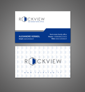 Diseño de Tarjeta de Presentación por chandrayaan.creative para ROCKVIEW | Diseño: #12495635