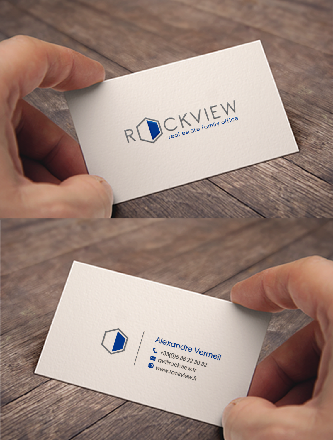 Diseño de Tarjeta de Presentación por chandrayaan.creative para ROCKVIEW | Diseño #12498294