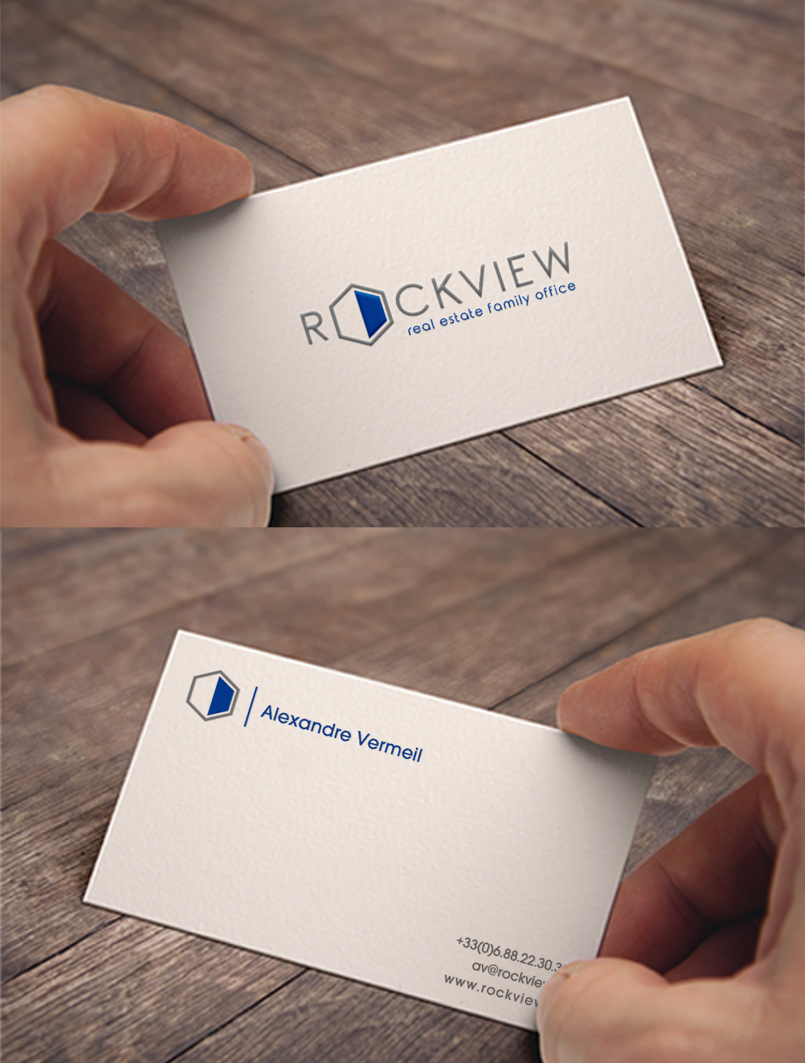 Diseño de Tarjeta de Presentación por chandrayaan.creative para ROCKVIEW | Diseño #12498314