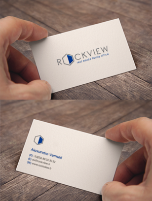 Diseño de Tarjeta de Presentación por chandrayaan.creative para ROCKVIEW | Diseño: #12498333