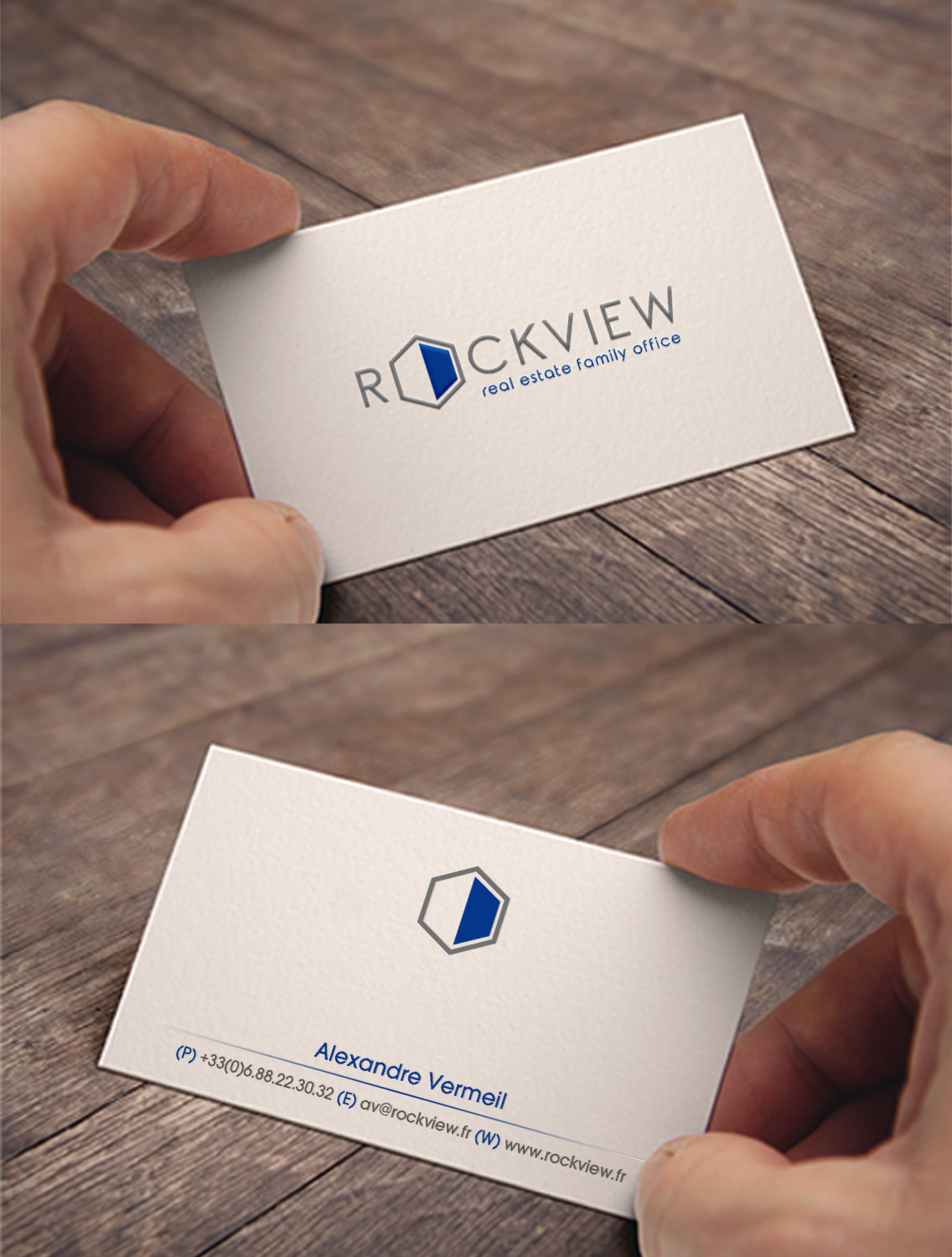 Diseño de Tarjeta de Presentación por chandrayaan.creative para ROCKVIEW | Diseño #12498362