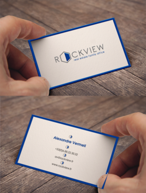 Business Card Design by chandrayaan.creative for ROCKVIEW | Design: #12498421