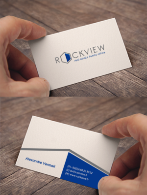 Business Card Design by chandrayaan.creative for ROCKVIEW | Design: #12498422