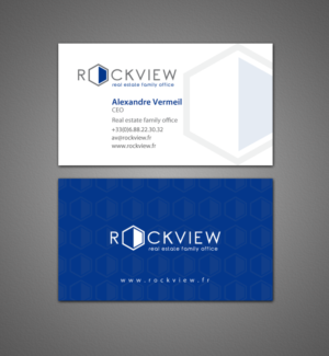 Business Card Design by chandrayaan.creative for ROCKVIEW | Design: #12503163