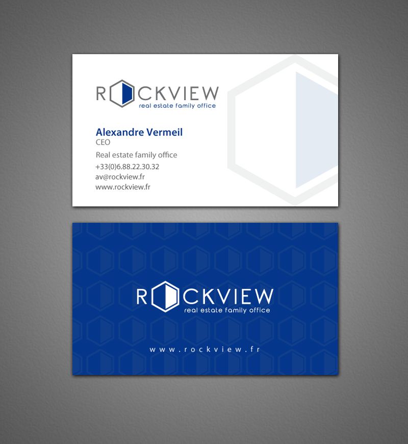 Visitenkarten-Design von chandrayaan.creative für ROCKVIEW | Design #12503164