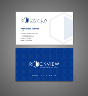 Business Card Design by chandrayaan.creative for ROCKVIEW | Design: #12503164
