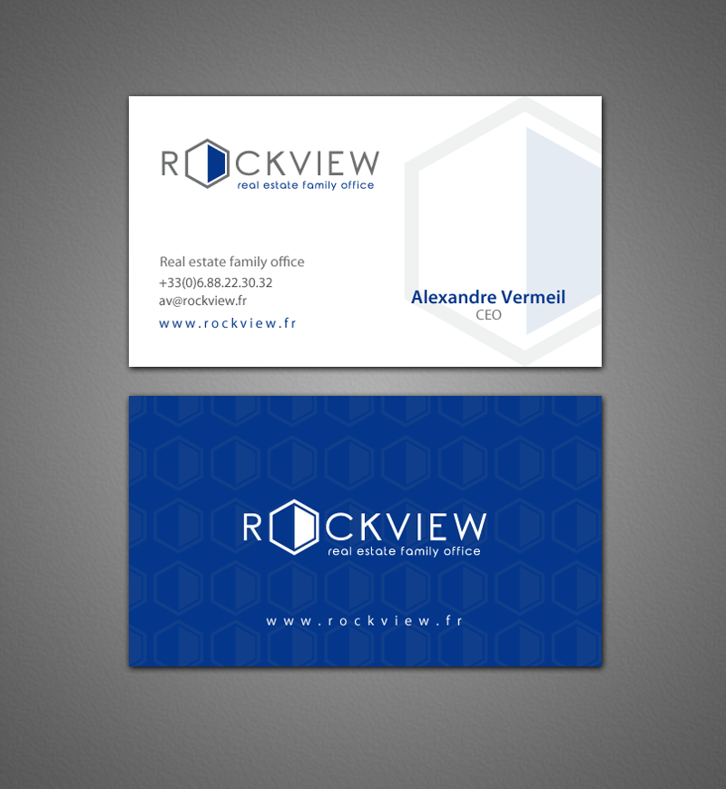 Visitenkarten-Design von chandrayaan.creative für ROCKVIEW | Design #12503181
