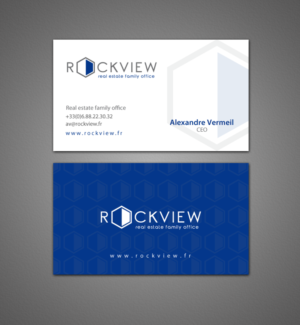 Business Card Design by chandrayaan.creative for ROCKVIEW | Design: #12503181