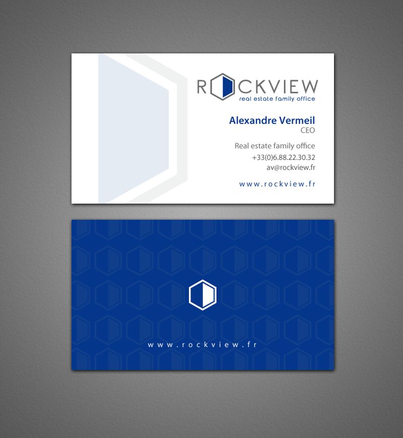 Visitenkarten-Design von chandrayaan.creative für ROCKVIEW | Design #12503237