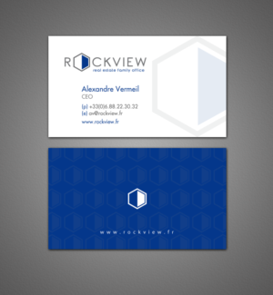 Business Card Design by chandrayaan.creative for ROCKVIEW | Design: #12503292