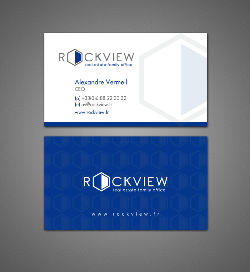 Visitenkarten-Design von chandrayaan.creative für ROCKVIEW | Design #12503307