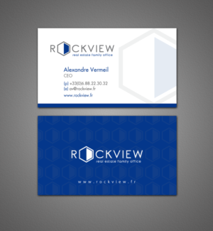 Business Card Design by chandrayaan.creative for ROCKVIEW | Design: #12503307