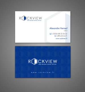 Business Card Design by chandrayaan.creative for ROCKVIEW | Design: #12503347