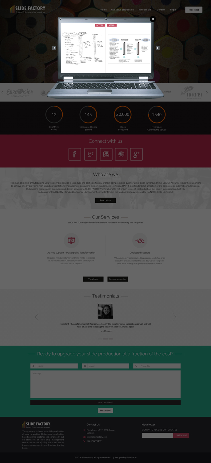 Web Design by Da Miracle for this project | Design #12764533
