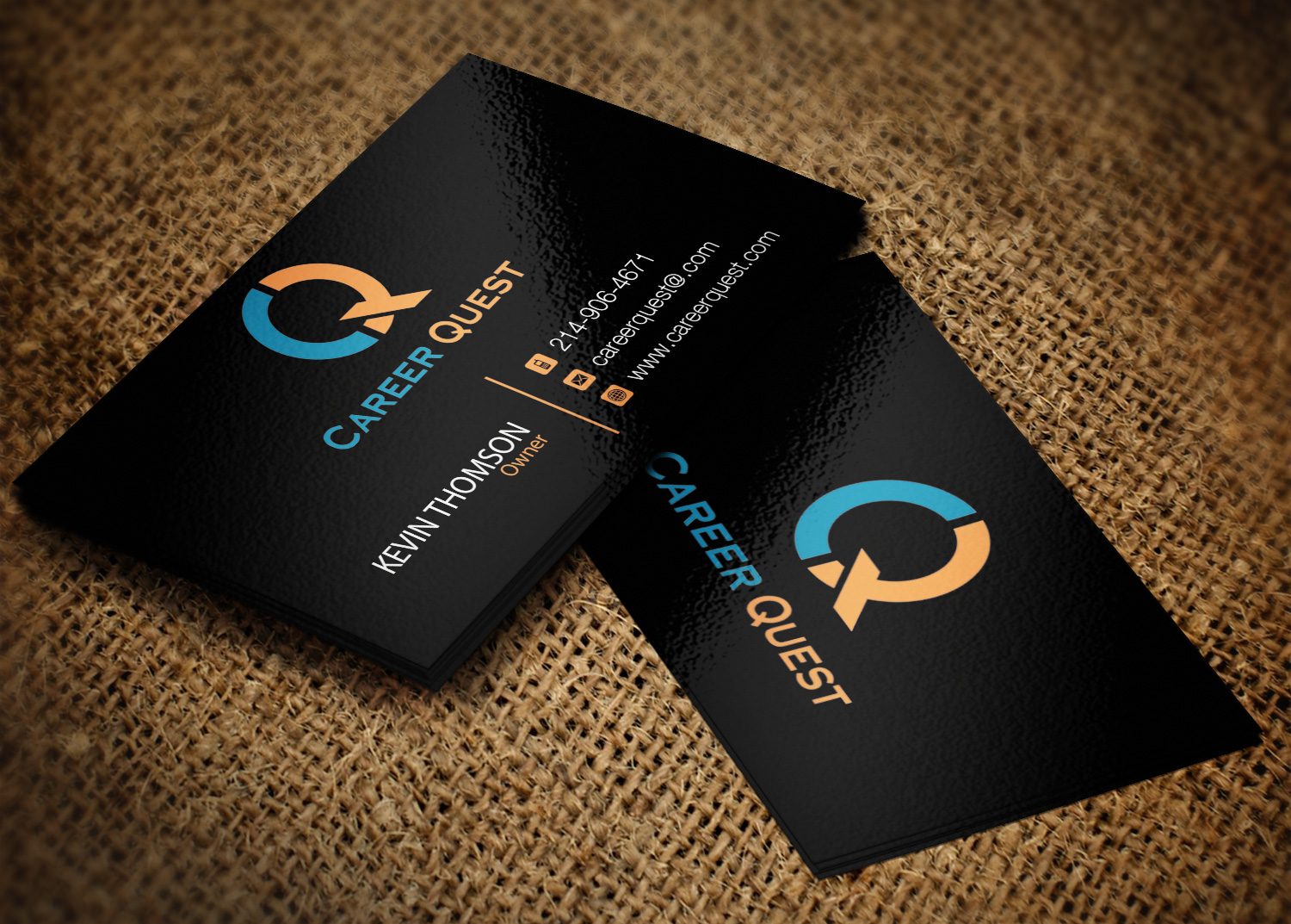 Business Card Design by Pixi Dust for Career Quest | Design #12494235