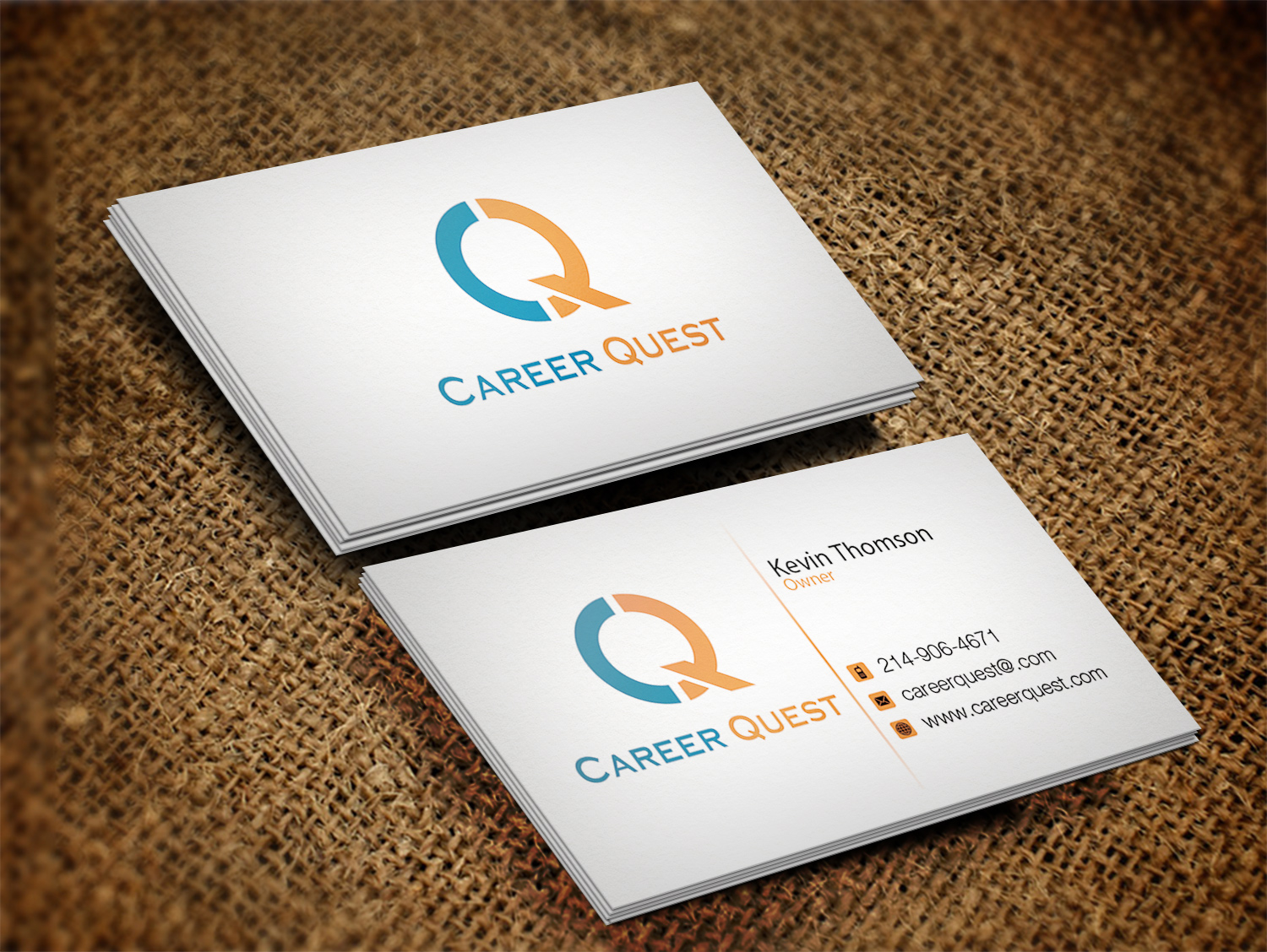 Business Card Design by Pixi Dust for Career Quest | Design #12494319