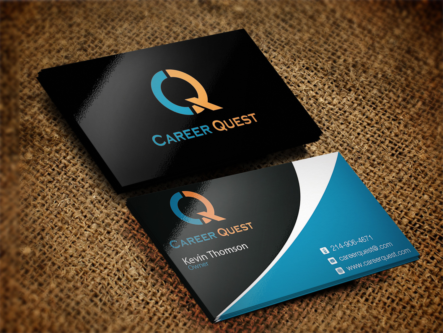 Business Card Design by Pixi Dust for Career Quest | Design #12494321