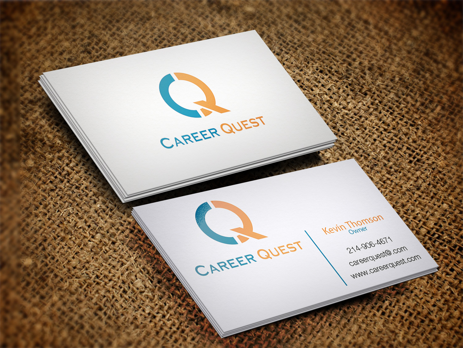 Business Card Design by Pixi Dust for Career Quest | Design #12494323