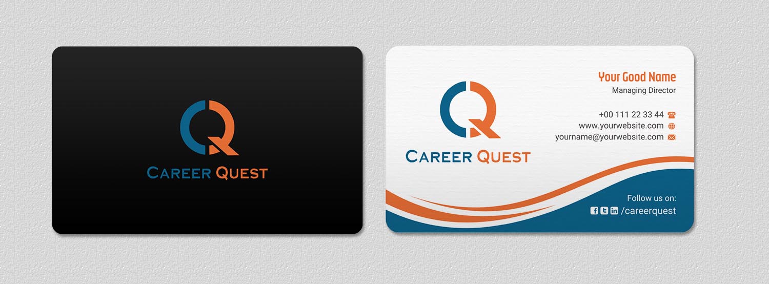 Business Card Design by INDIAN_Ashok for Career Quest | Design #12495766