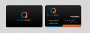 Business Card Design by INDIAN_Ashok for Career Quest | Design: #12495774