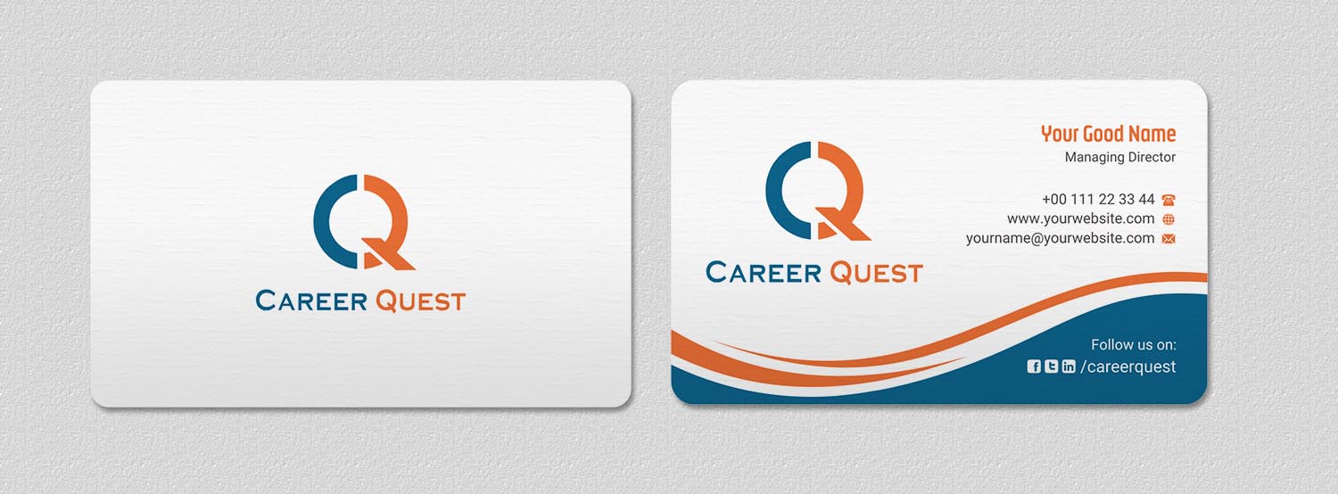 Business Card Design by INDIAN_Ashok for Career Quest | Design #12495780
